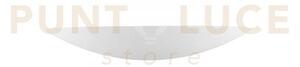 Applique a parete livigno bianca 2 luci attacco g9 39x11x6cm vernic