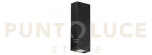 Applique led laser nera 3w 170lm 4000k ip65 4x3x7,5cm monoemissione