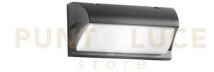 Applique biemissione atlanta antracite 1 luce attacco e27 ip54 25,5