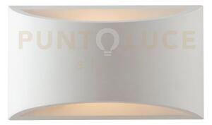 Applique a parete astron bianca 1 luce attacco g9 19,9x8x11,5cm