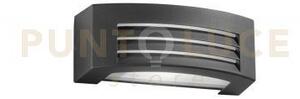 Applique biemissione denver antracite 1 luce attacco e27 ip54 29x11