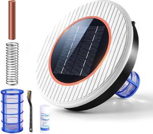 Ionizzatore solare per piscine, fino a 132.000 litri, con grado di protezione IP68, impermeabile