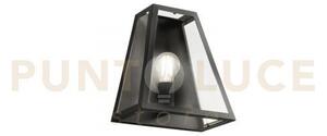 Applique a parete lexington nera 1 luce attacco e27 22x15x27cm in m