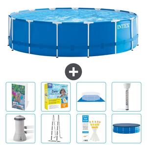 Piscina fuori terra autoportante - 457x122 cm - 7 pezzi - Modello S532