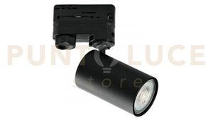 Faro proiettore per sistema binario squib nero 1 luce attacco gu10