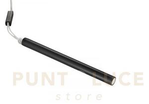 Incasso led tubex nero 2,5w 190lm 4000k 31,5x2,5cm in gesso vernici