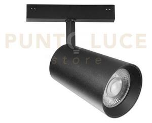 Faro davinci tema nero led 48v 30w 3210lm 3000k 16,1x19,7x10cm