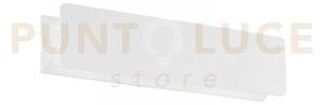 Applique a parete led aileron bianca 10w 1300lm 4000k 35x5,5x8cm in