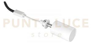 Incasso vulkan bianco 1 luce attacco gu10 5,3x8x14,5cm in gesso ver
