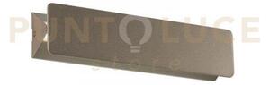 Applique a parete led aileron bronzo 10w 1300lm 4000k 35x5,5x8cm in