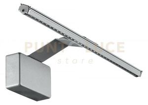 Applique a parete led alcor silver 5w 550lm 3000k 30,5x15x10cm in a