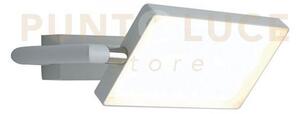 Applique a parete led book bianca 18w 1820lm 3000k 22,5x15x10cm ori