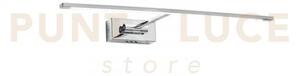 Applique a parete led andromeda cromo 4w 470lm 3500k 45,5x21x4,5cm 