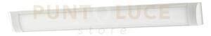Barra led batten bianco 48w 5556lm 4000k 150x7,5x2,3cm
