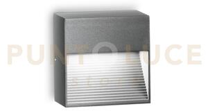 Down applique a parete ip44 antracite 1 luce attacco g9