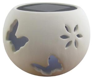 Lanterna solare in Vetroceramica a forma di farfalla, lampada e lanterna solare, illuminazione decorativa