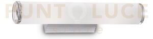 Camerino applique in alluminio e vetro 2 luci attacco e14 37cm