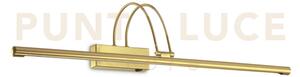 Bow applique da specchio o quadro ottone led 3000k 8w 1050 lm con 