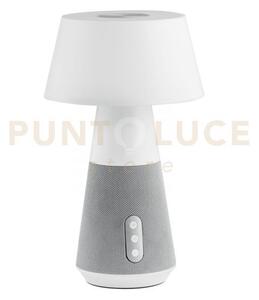 Lampada ricaricabile led decibel grigia 4,5w 300lm cct 3000k 4000k 