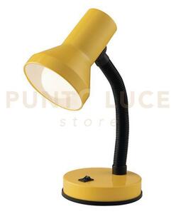 Ldt lampada da scrivania flessibile pulsante on-off gialla 1 luce a