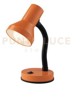 Ldt lampada da scrivania flessibile pulsante on-off arancione 1 luc