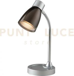 Lampada da tavolo arkimede orientabile nera 1 luce attacco e14 13,5