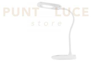 Lampada da lettura led darwin bianca con braccio orientabile 4,8w 7