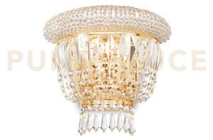 Dubai applique ottone con cristalli molati 2 luci attacco e14