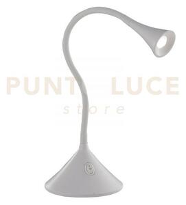 Lampada da lettura led newton bianca 3,2w 300lm 4000k 13x13x51cm