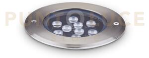 Floor segnapassi in alluminio e vetro led 3000k 12w / 1340 lm d.14c