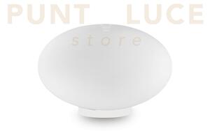 Candy lampada da tavolo in metalloe vetro bianco 1 luce attacco g9