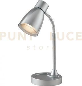 Lampada da tavolo arkimede orientabile silver 1 luce attacco e14 13