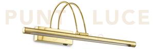 Bow applique da specchio o quadro ottone led 3000k 4,6w 580 lm con