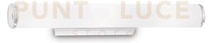 Camerino applique in alluminio e vetro 4 luci attacco e14 65cm