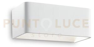 Click applique a parete in alluminio biemissione a led 3000k 12w 1