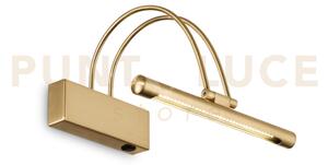 Bow applique da specchio o quadro ottone led 3000k 3,5w 410 lm con