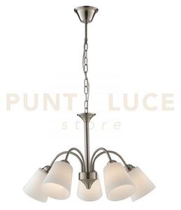 Lampadario a lampadario a sospensione 1162 nickel 5 luci attacco e1