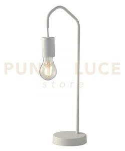 Lampada da tavolo habitat bianco 1 luce attacco e27 17x48cm