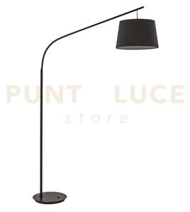 Daddy lampada da terra in metallo e paralume in tessuto 1 luce atta