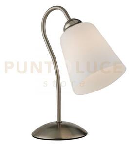 Lume da appoggio 1162 nickel 1 luce attacco e14 21x29cm