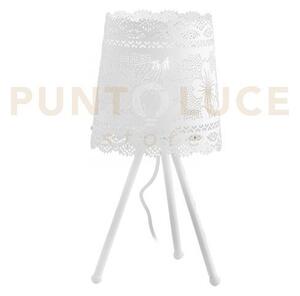 Lume cluny bianco 1 luce attacco e27 20x46cm