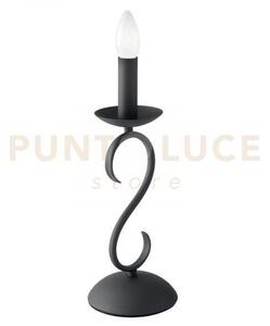 Lume beatrice in metallo antracite 1 luce attacco e14 14x33cm