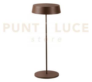 Lampada da tavolo ricaricabile led cocktail bronzo 2,2w 192lm 3000k