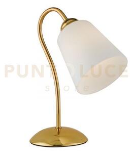 Lume da appoggio 1162 oro 1 luce attacco e14 21x29cm