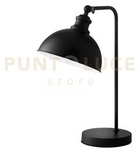 Lume charleston in metallo nero 1 luce attacco e27 16x27x43cm