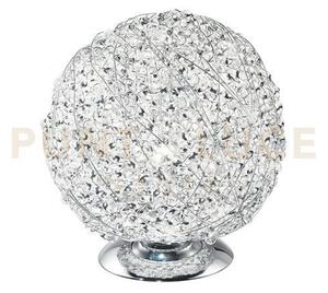 Lume astra in alluminio cromo 1 luce attacco e27 20x20x21cm allumin