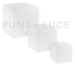 Lampada led ricaricabile geco cubo bianco 4w 240lm rgbw dimmerabile