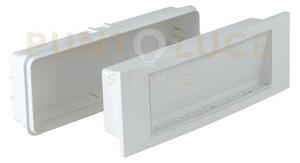 Lampada led d'emergenza help bianca 4w 80lm 4000k ip40 luce di emer