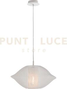 Lampadario a sospensione harem bianca 1 luce attacco e27 40xx40x150cm