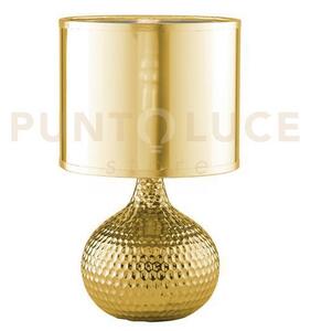 Lumetto pulsar oro 1 luce attacco e27 1 luce attacco e14 22x22x35cm